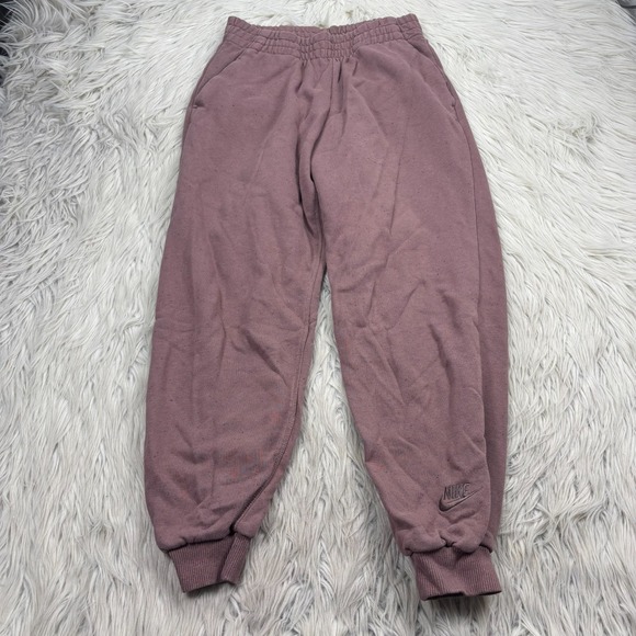 Nike Sportswear Youth L Icon Fleece EasyOn Jogger Sweatpants Speckled Warm Brown - Picture 1 of 7